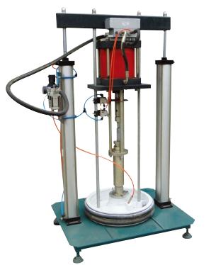 用手動轉閥控制打膠機比例的步驟